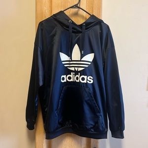 Adidas satin feel hoodie
